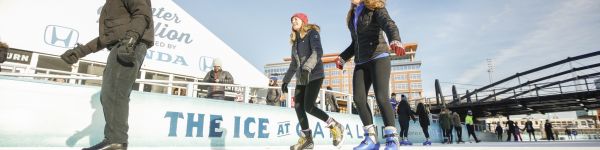 Ice Skating Low Shot